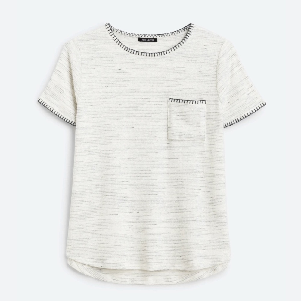 PINK CLOVER Roselyn Stick Detail Knit Top